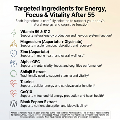 Energy & Vitality 55+